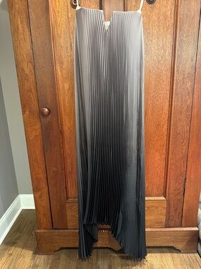 Lydee Black Tie Dress - Smoke Ombre